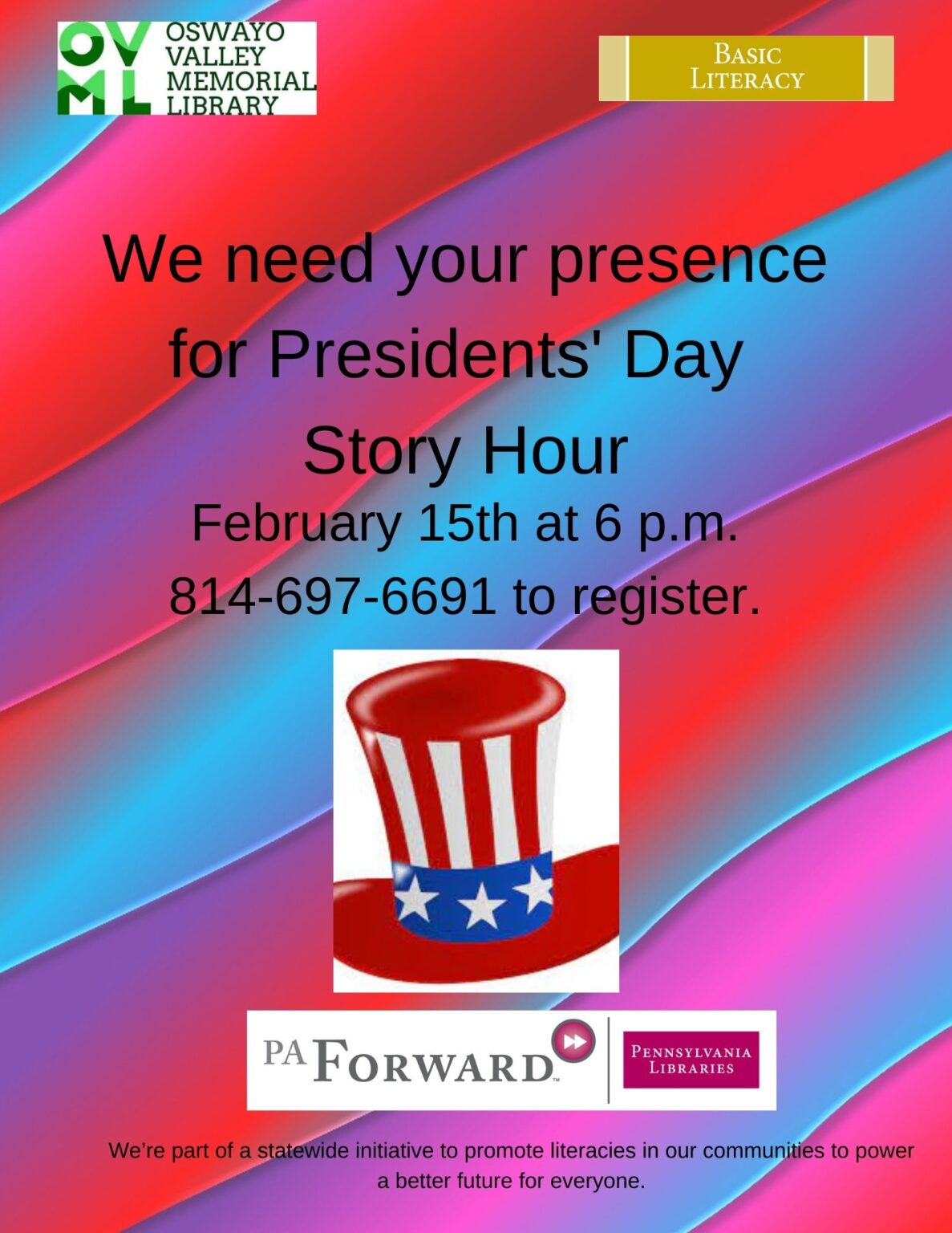 Presidents Day Story Hour Oswayo Valley Memorial Library presidents-day-story-hour-oswayo-valley-memorial-library